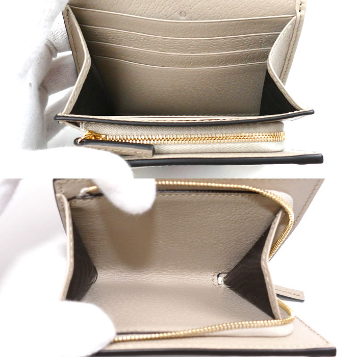 GUCCI グッチ オフィディア GG カードケース ウォレット 二つ折り財布 ベージュ ホワイト 598662 UULAG 9682 レディース 中古 美品 GUCCI グッチ オフィディア GG カードケース ウォレット 二つ折り財布 ベージュ ホワイト 598662 UULAG 9682 レディース 中古 美品