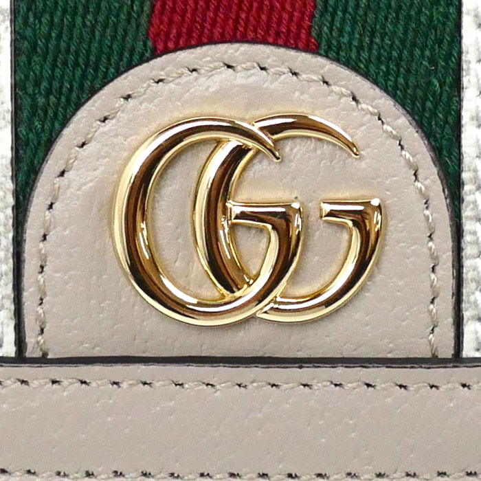GUCCI グッチ オフィディア GG カードケース ウォレット 二つ折り財布 ベージュ ホワイト 598662 UULAG 9682 レディース 中古 美品 GUCCI グッチ オフィディア GG カードケース ウォレット 二つ折り財布 ベージュ ホワイト 598662 UULAG 9682 レディース 中古 美品