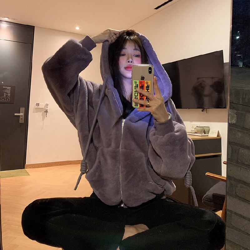 トップス パーカー フーディ アウター ルームウェア 前開き フード付き ジッパー ジップ トップス パーカー フーディ アウター ルームウェア 前開き フード付き ジッパー ジップ