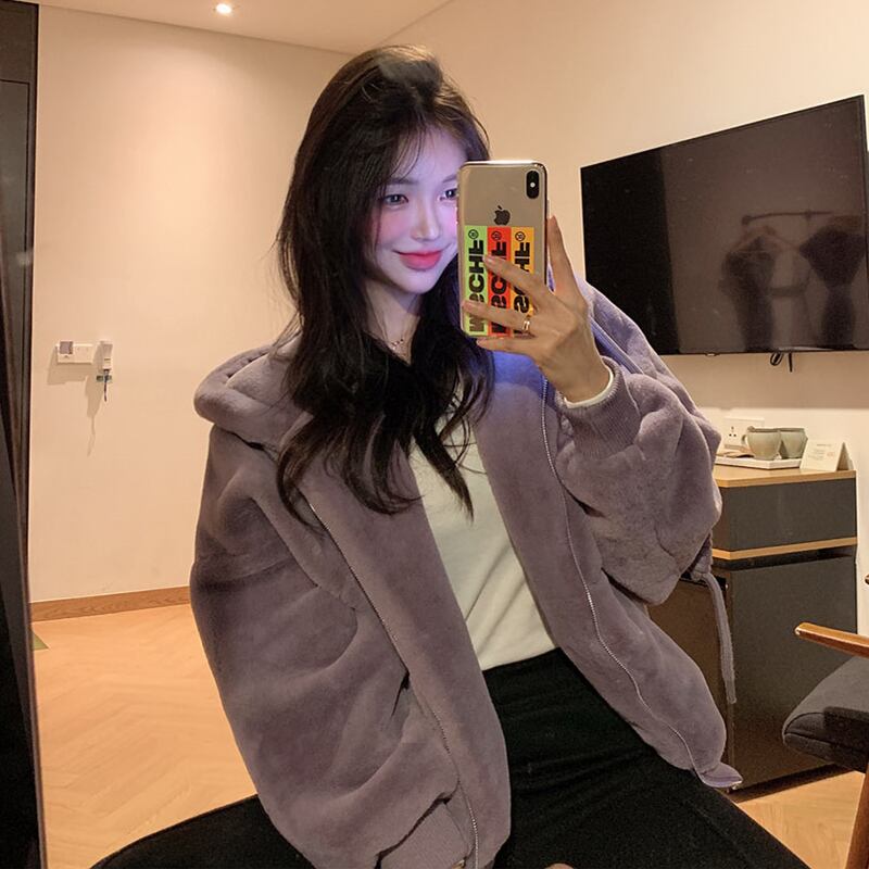 トップス パーカー フーディ アウター ルームウェア 前開き フード付き ジッパー ジップ トップス パーカー フーディ アウター ルームウェア 前開き フード付き ジッパー ジップ