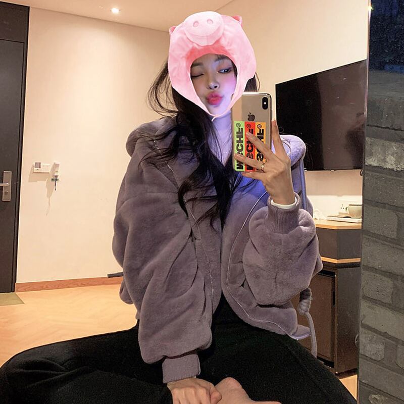 トップス パーカー フーディ アウター ルームウェア 前開き フード付き ジッパー ジップ トップス パーカー フーディ アウター ルームウェア 前開き フード付き ジッパー ジップ