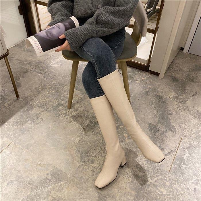 内側ジッパー仕様ニーハイブーツ レディース ロングブーツ フェイクレザー ブーツ シューズ 1足ソックスおまけ! 内側ジッパー仕様ニーハイブーツ レディース ロングブーツ フェイクレザー ブーツ シューズ 1足ソックスおまけ!