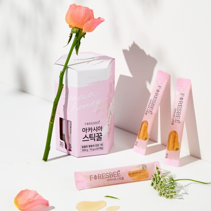 FORESBEE 天然蜂蜜 スティック蜂蜜 10g 30包 アカシア蜂蜜野生花蜂蜜ライムの木蜂蜜 携帯用 韓国食品 FORESBEE 天然蜂蜜 スティック蜂蜜 10g 30包 アカシア蜂蜜野生花蜂蜜ライムの木蜂蜜 携帯用 韓国食品