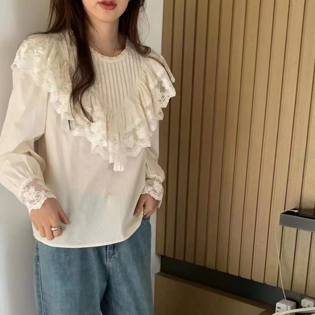 OH0102 Vラインフリル ピアニッシモ ブラウス OH0102 Vラインフリル ピアニッシモ ブラウス