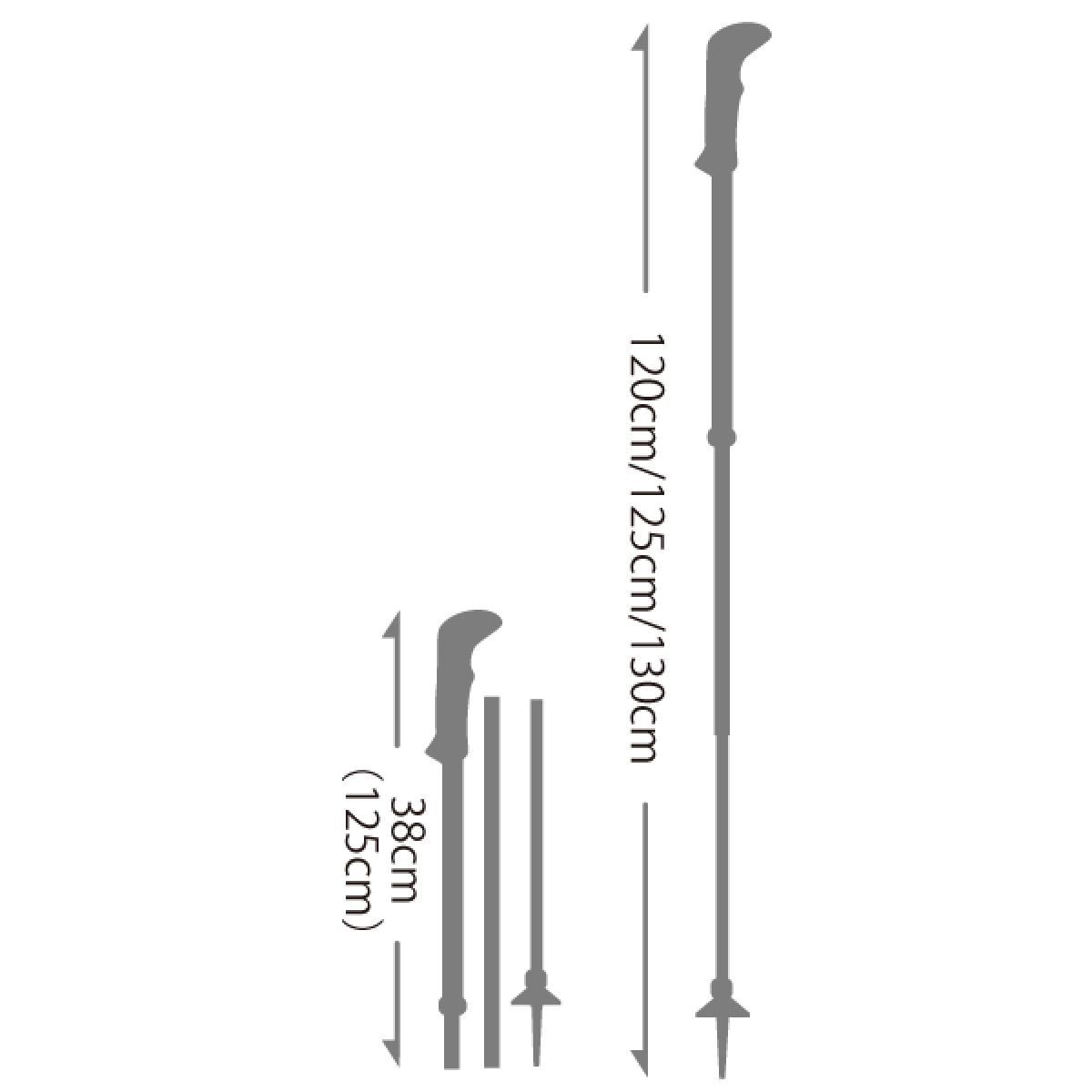 レキ LEKI シェルパ FX.ONE カーボン トレッキングポール 125cm ブラック 折りたたみ アウトドア ストック 杖 ポール 1300482190 125cm レキ LEKI シェルパ FX.ONE カーボン トレッキングポール 125cm ブラック 折りたたみ アウトドア ストック 杖 ポール 1300482190 125cm