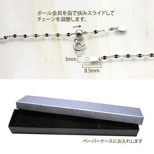 K18WGペタルチェーンロングネックレス... : 腕時計・アクセサリー 在庫あ新品