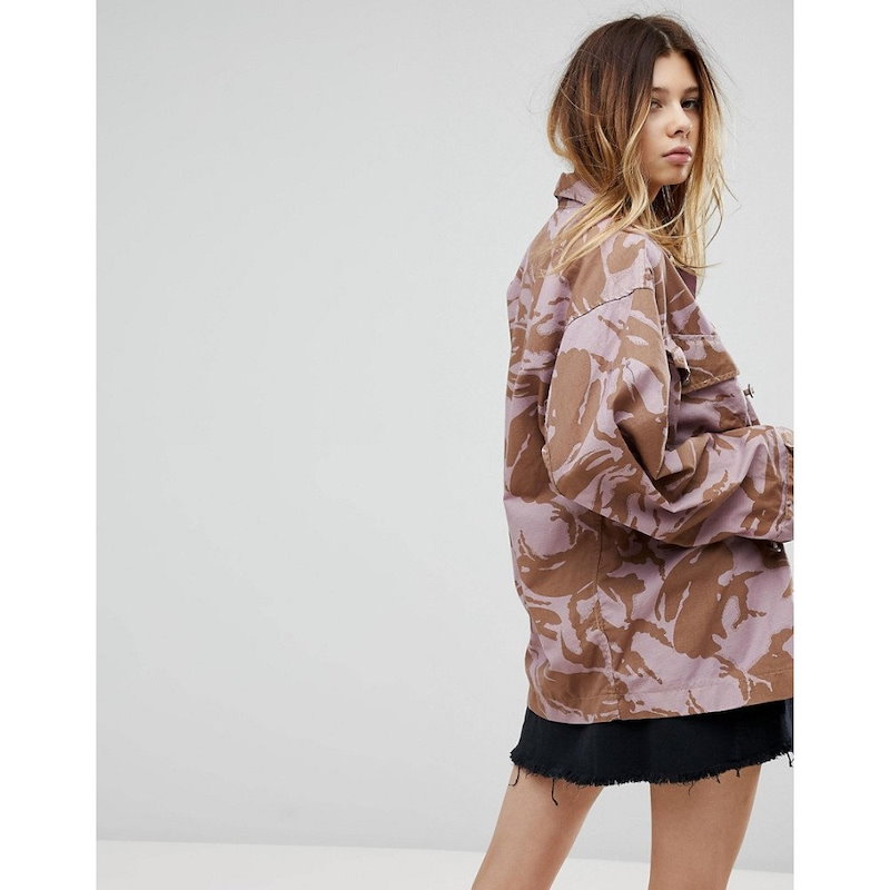 ミルクイット レディース トップス ブラウス・シャツ【Milk It Vintage Over-Dyed Military Shirt】Lilac ミルクイット レディース トップス ブラウス・シャツ【Milk It Vintage Over-Dyed Military Shirt】Lilac