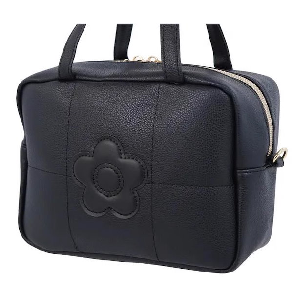 未使用　マリークワント　黒 花柄キルティング ボディバッグ MARY QUANT Bag Book・MARY QUANT EPISODE・CUSTOMIZED TOUR