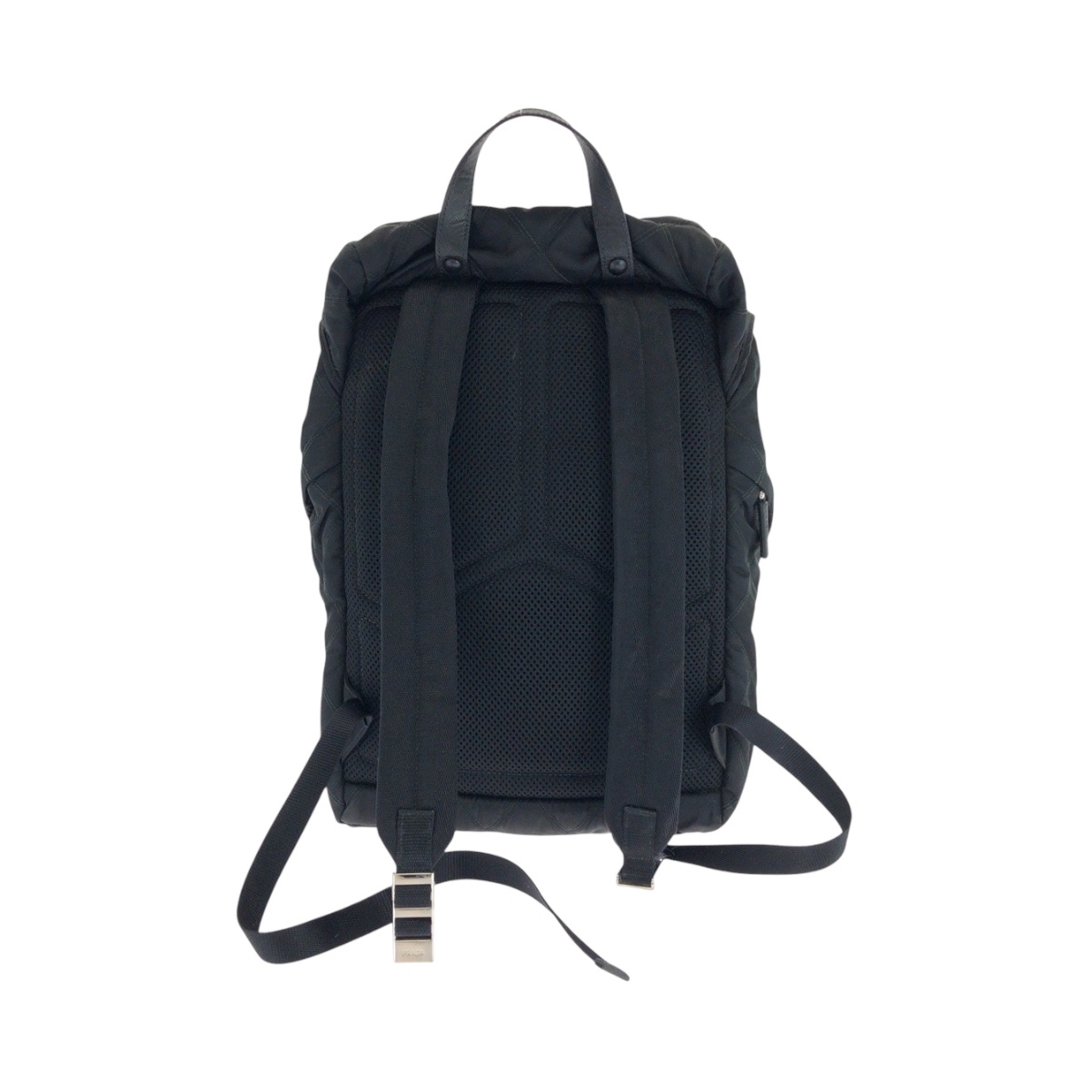 美品 テスート キルティング 三角ロゴプレート ブラック 黒 シルバー金具 ナイロン 2VZ135 リュックサック バックパック メンズ 502490 美品 テスート キルティング 三角ロゴプレート ブラック 黒 シルバー金具 ナイロン 2VZ135 リュックサック バックパック メンズ 502490