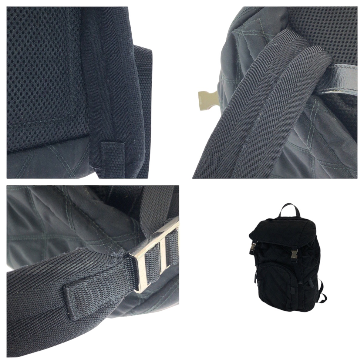 美品 テスート キルティング 三角ロゴプレート ブラック 黒 シルバー金具 ナイロン 2VZ135 リュックサック バックパック メンズ 502490 美品 テスート キルティング 三角ロゴプレート ブラック 黒 シルバー金具 ナイロン 2VZ135 リュックサック バックパック メンズ 502490