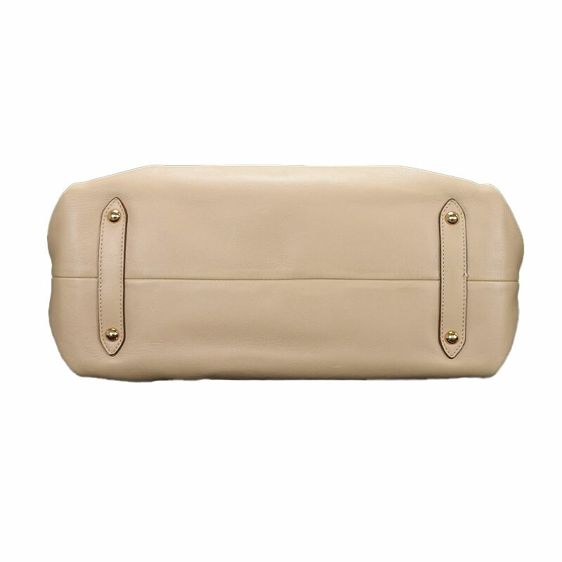 中古 サルヴァトーレフェラガモ Salvatore Ferragamo フェラガモ 2WAYハンドバッグ レザー ベージュ ショルダーバッグ ゴールド金具 ガンチーニ Hand Bag leathe 中古 サルヴァトーレフェラガモ Salvatore Ferragamo フェラガモ 2WAYハンドバッグ レザー ベージュ ショルダーバッグ ゴールド金具 ガンチーニ Hand Bag leathe