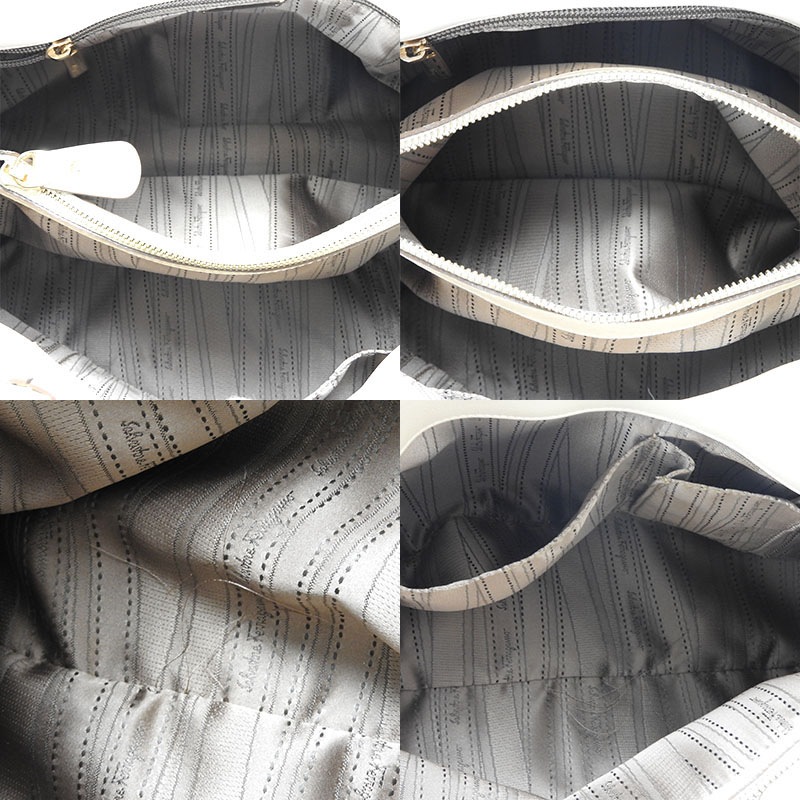中古 サルヴァトーレフェラガモ Salvatore Ferragamo フェラガモ 2WAYハンドバッグ レザー ベージュ ショルダーバッグ ゴールド金具 ガンチーニ Hand Bag leathe 中古 サルヴァトーレフェラガモ Salvatore Ferragamo フェラガモ 2WAYハンドバッグ レザー ベージュ ショルダーバッグ ゴールド金具 ガンチーニ Hand Bag leathe