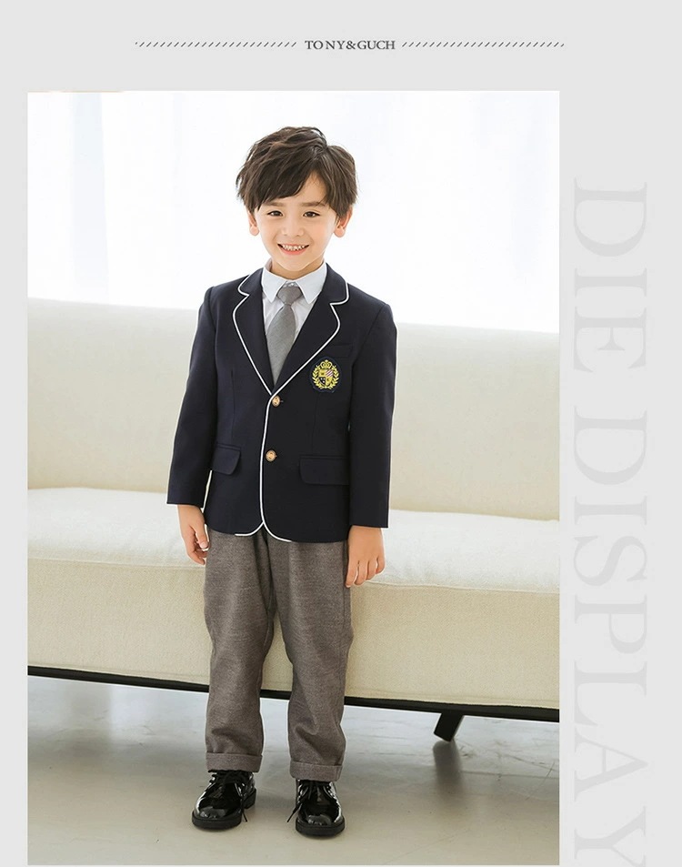 子供 フォーマルスーツ 子供服 男の子 女の子 ピアノ発表会 スーツ 女の子 キッズ チアガール 衣装 子供 スーツ ジャケット シャツ　ロングパンツ 上下セット コンクール タキシードキッズ 七五三