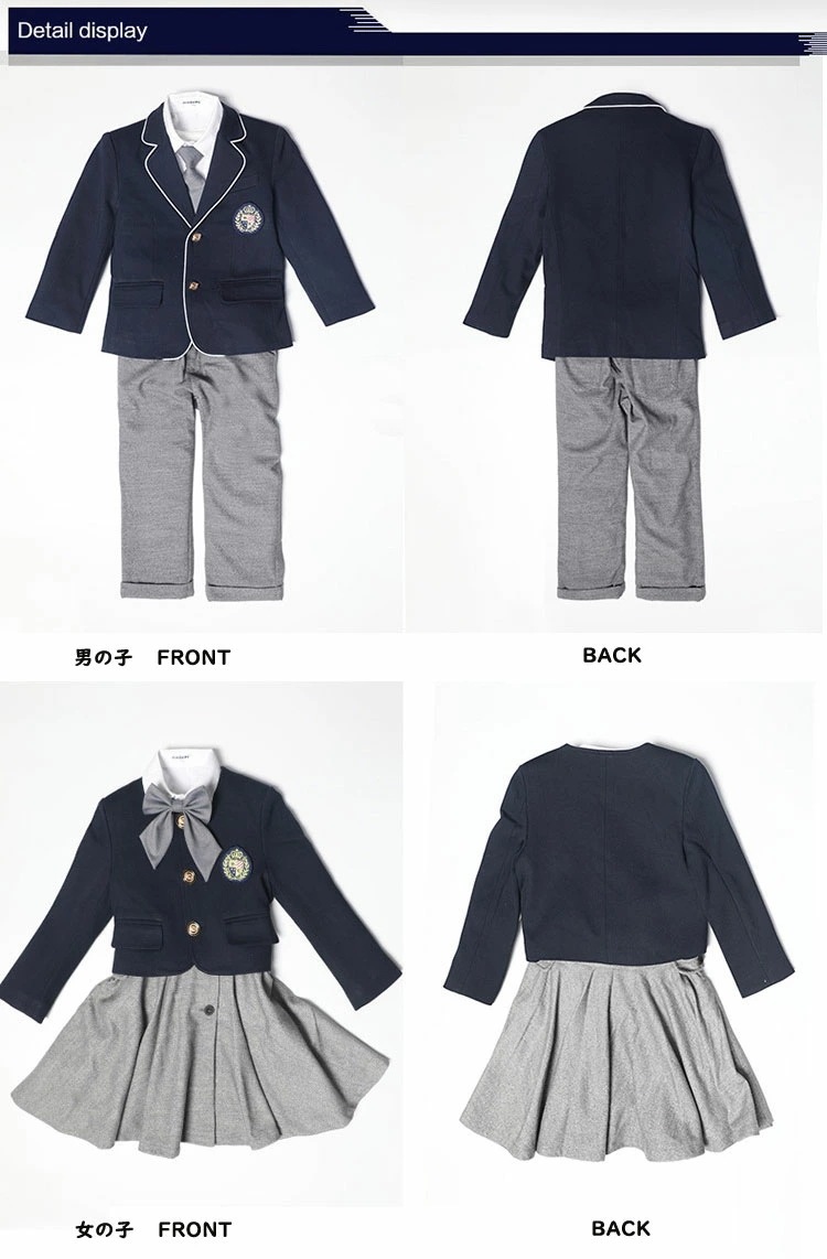 子供 フォーマルスーツ 子供服 男の子 女の子 ピアノ発表会 スーツ 女の子 キッズ チアガール 衣装 子供 スーツ ジャケット シャツ　ロングパンツ 上下セット コンクール タキシードキッズ 七五三