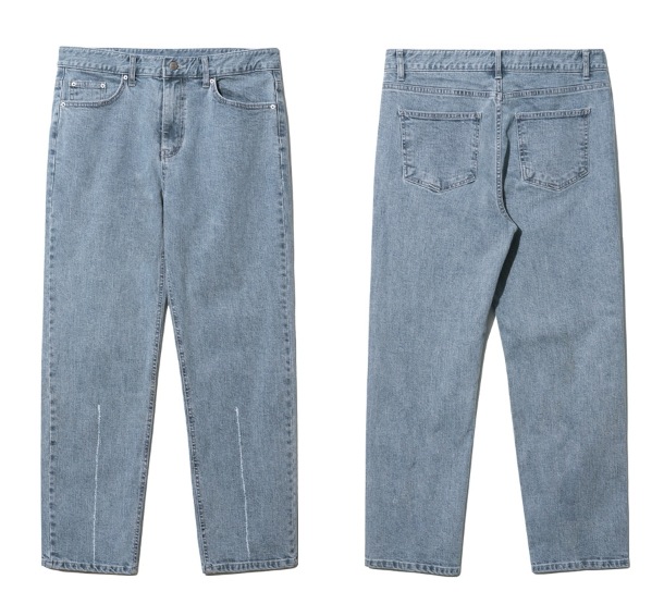 デニム・ジーパン EZKATON EASY SALTY WASHING DENIM PANTS MU4731 EZKATON] Easy Salty Washing Denim Pants デニム・ジーンズ