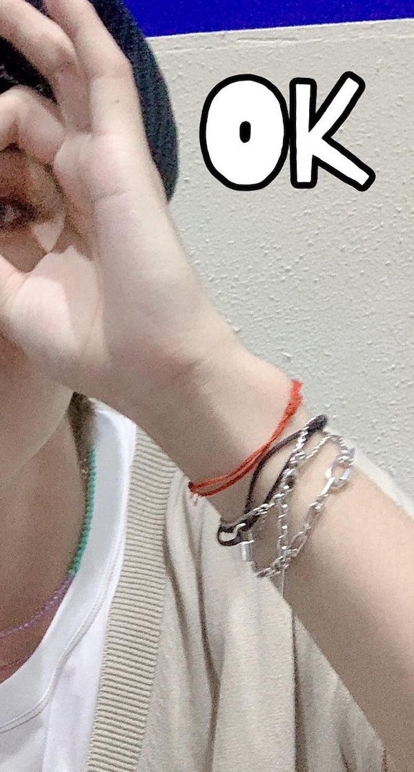 Qoo10] AREUM テテ ブレスレット 紐 フリーサイズ 2