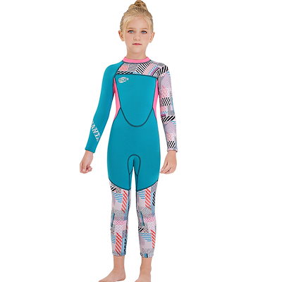 得価大人気 新しい子供用水着暖かい2.5mmワンピー : キッズ 国産新品