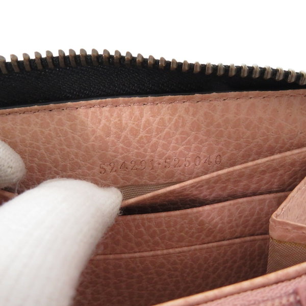 Qoo10] GUCCI 美品 ラウンドファスナー GGマーモント