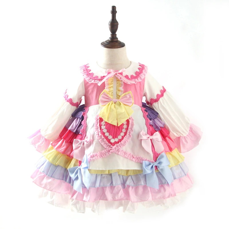 Zhiya子供服ガールズロリータロリータプリンセスドレス子供用カラードレス Zhiya子供服ガールズロリータロリータプリンセスドレス子供用カラードレス