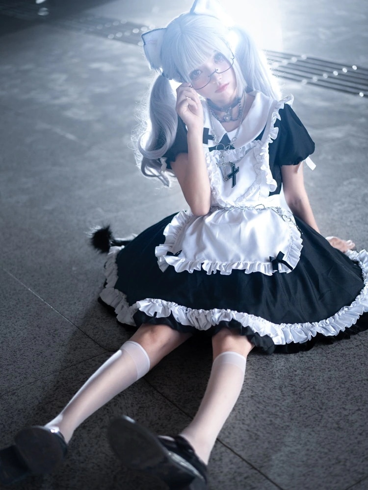 2025新品今年 短纳期 5点 セットアップ ワン カチューシャ付き ハロウィン 大人 仮装 コスチューム服 衣装 ガーリー 甘め 学園祭 文化祭 ファッション系 レディース セクシー型 ブラックスリ 2025新品今年 短纳期 5点 セットアップ ワン カチューシャ付き ハロウィン 大人 仮装 コスチューム服 衣装 ガーリー 甘め 学園祭 文化祭 ファッション系 レディース セクシー型 ブラックスリ