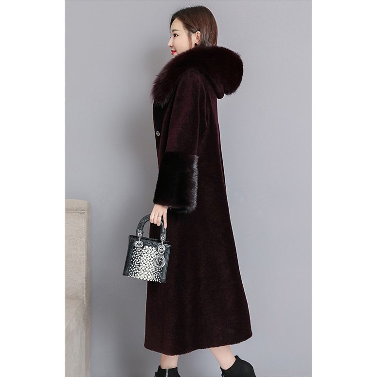 母親 レディース 秋冬 ファーコート ロング丈 フェイクファー 体型カバー オーバーコート ふわふわ 母親 レディース 秋冬 ファーコート ロング丈 フェイクファー 体型カバー オーバーコート ふわふわ