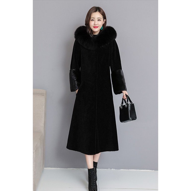 母親 レディース 秋冬 ファーコート ロング丈 フェイクファー 体型カバー オーバーコート ふわふわ 母親 レディース 秋冬 ファーコート ロング丈 フェイクファー 体型カバー オーバーコート ふわふわ