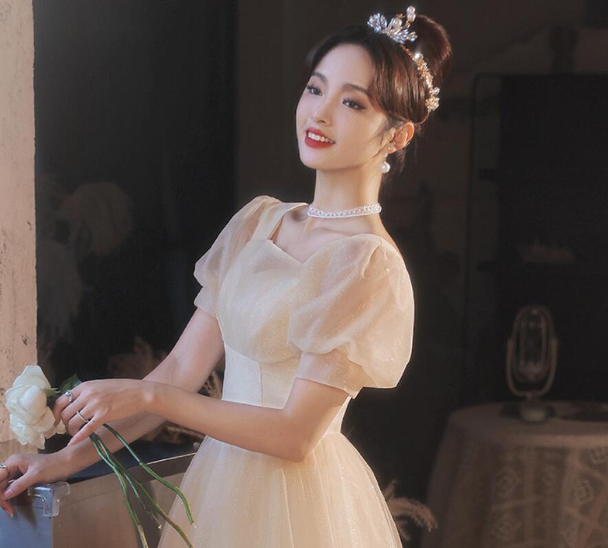 超目玉 レディースドレス 新着 高級感 エレガント シャンパン ロングドレス ロングワンピース パーティードレス ウェディングドレス ハイウエスト 半袖ワンピース 編み上げ 結婚式 舞台 成人式 宴会 超目玉 レディースドレス 新着 高級感 エレガント シャンパン ロングドレス ロングワンピース パーティードレス ウェディングドレス ハイウエスト 半袖ワンピース 編み上げ 結婚式 舞台 成人式 宴会