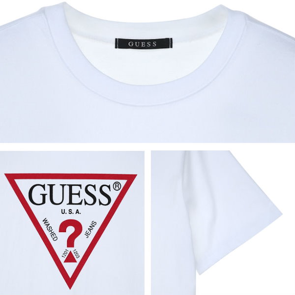 Qoo10] ゲス GUESSゲスロゴ半袖Tシャツ［MJ2K
