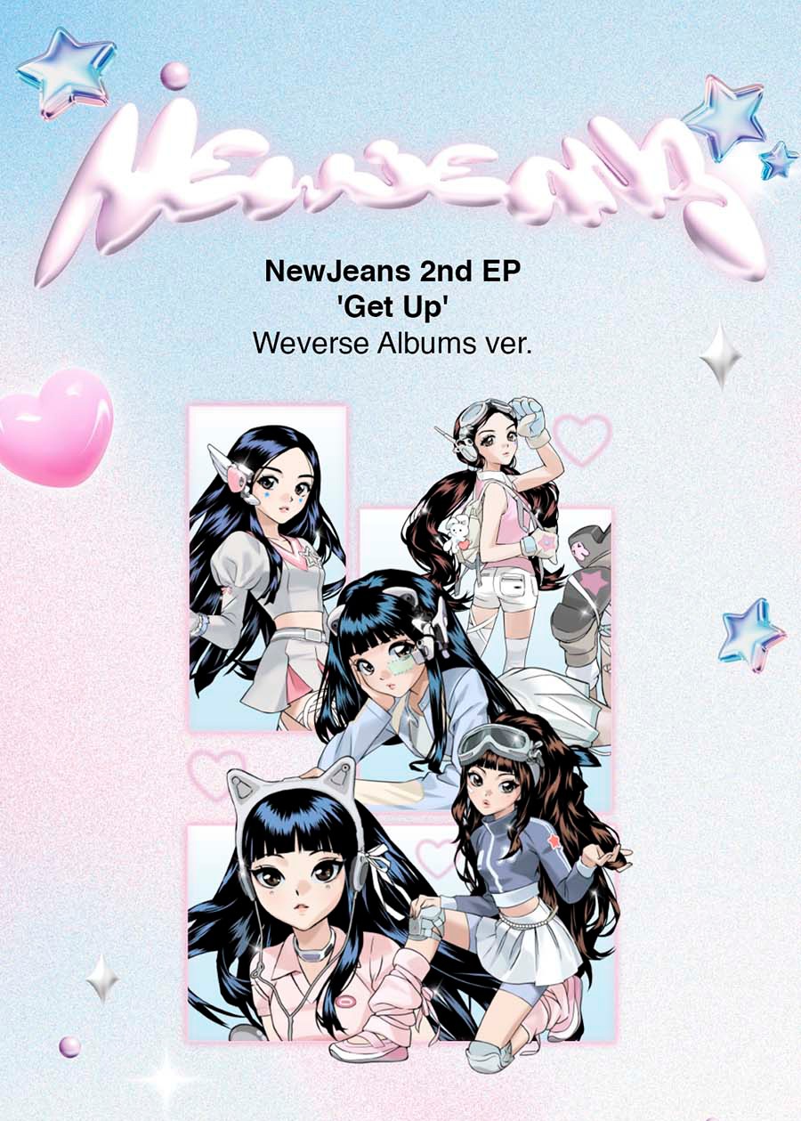 3種セット) NewJeans - 2nd EPアルバム[Get Up] (Weverse Albums