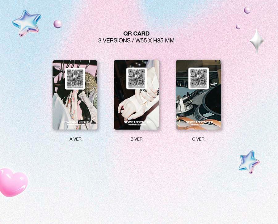3種セット) NewJeans - 2nd EPアルバム[Get Up] (Weverse Albums