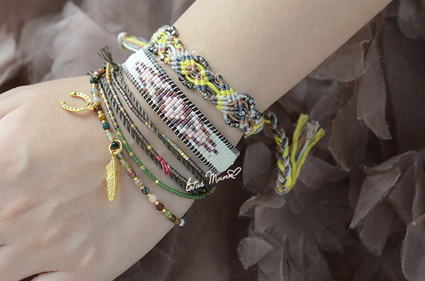 ミサンガ アンクレット ブレスレット ペア 2連🐬】メンズ レディース ミサンガ ブレスレット アンクレット 2