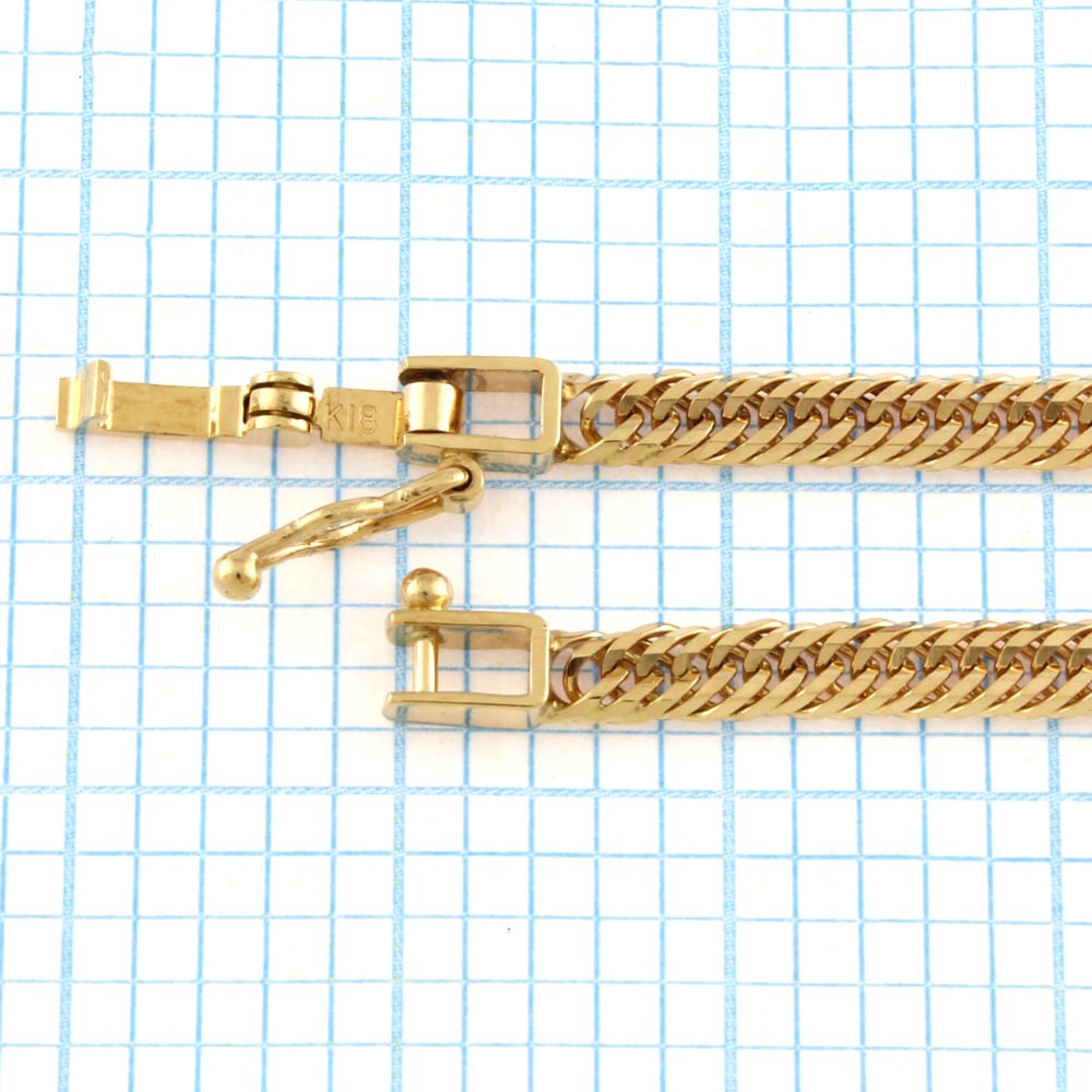 喜平 アンクレット 約6g 12面トリプル 12DCT 23cm 留め具中折れ式 アンクレット 18金 K18ゴールド ホールマーク刻印 新品配達転送不可