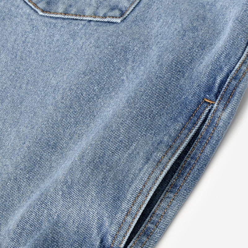 ミニマルプロジェクトウォッシュオーバーフィットトラッカーデニムジャケット MDJ101 [ライトブルー]