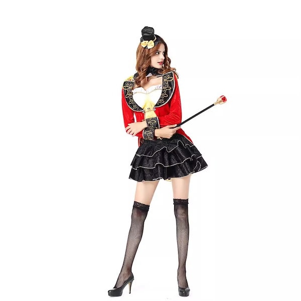 Qoo10] ハロウィン女性マジシャン衣装サーカスタキ