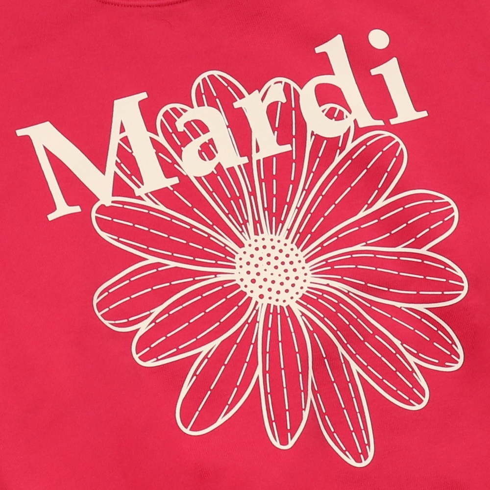 SWEATSHIRT FLOWERMARDI RED IVORY 長袖 レディース 韓国 ファッション アパレル SWEATSHIRT FLOWERMARDI RED IVORY 長袖 レディース 韓国 ファッション アパレル