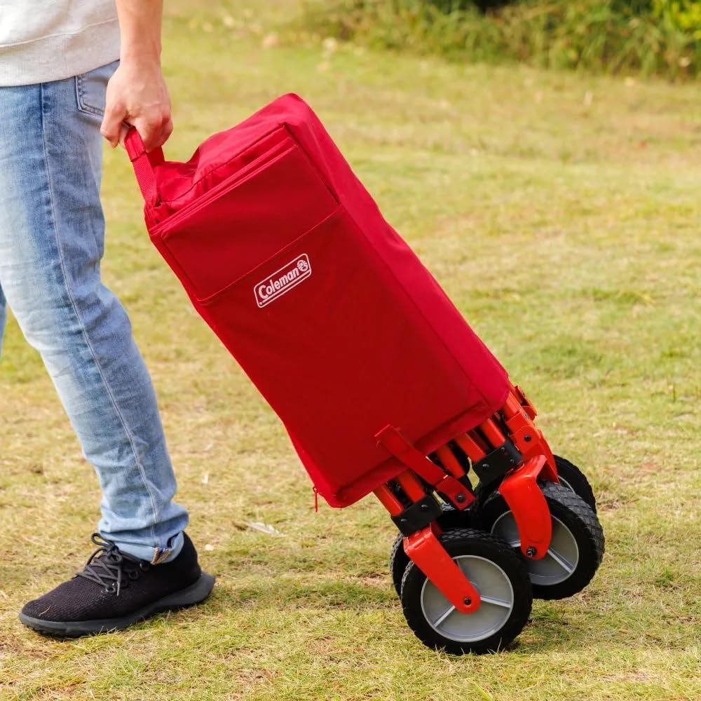 コールマン(Coleman) キャリーカート アウトドアワゴン/ワンマイルチェア ストッパー付 コンパクト収納 コールマン(Coleman) キャリーカート アウトドアワゴン/ワンマイルチェア ストッパー付 コンパクト収納