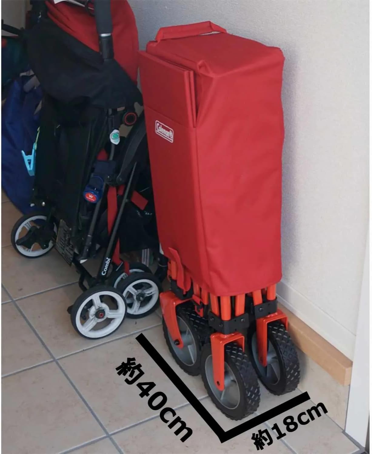 コールマン(Coleman) キャリーカート アウトドアワゴン/ワンマイルチェア ストッパー付 コンパクト収納 コールマン(Coleman) キャリーカート アウトドアワゴン/ワンマイルチェア ストッパー付 コンパクト収納