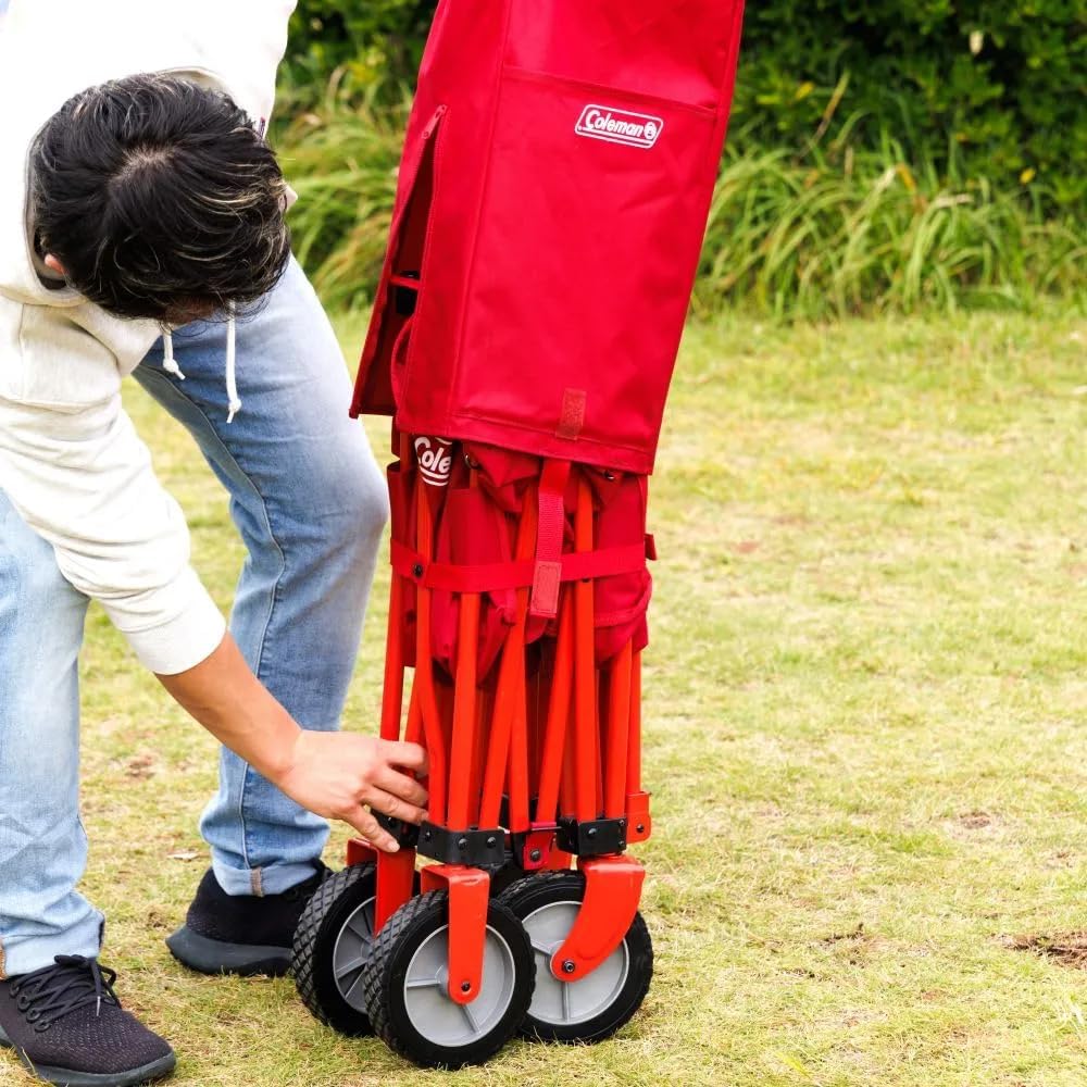 コールマン(Coleman) キャリーカート アウトドアワゴン/ワンマイルチェア ストッパー付 コンパクト収納 コールマン(Coleman) キャリーカート アウトドアワゴン/ワンマイルチェア ストッパー付 コンパクト収納