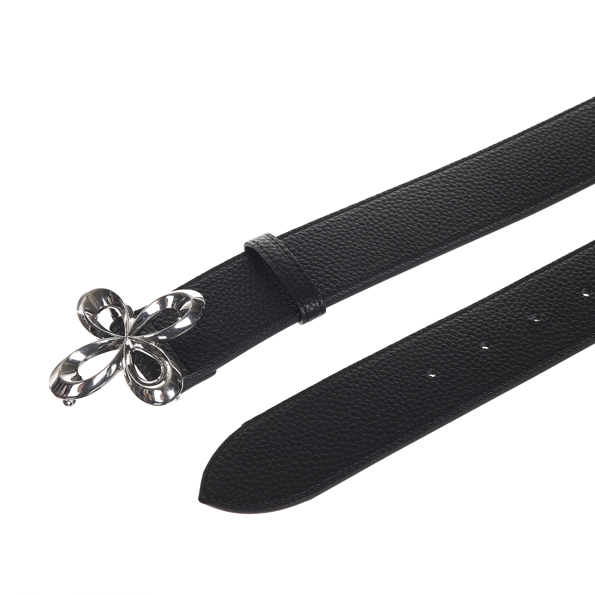【SURGERY】 SURGERY CLOVER BUCKLE BELT : BLACK 【SURGERY】 SURGERY CLOVER BUCKLE BELT : BLACK