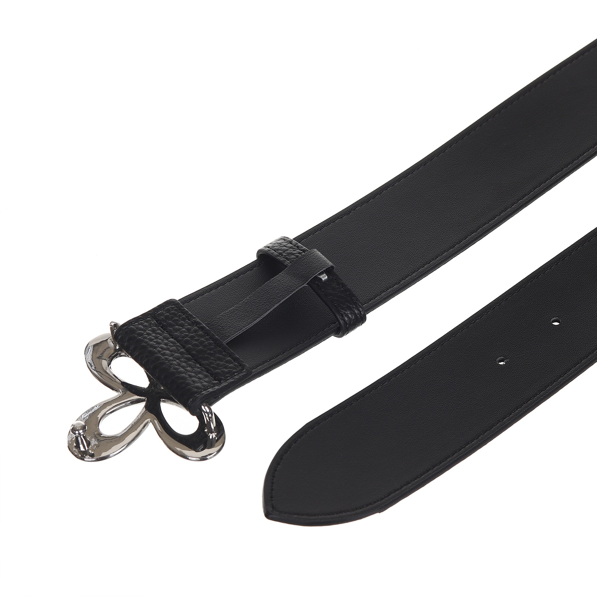 【SURGERY】 SURGERY CLOVER BUCKLE BELT : BLACK 【SURGERY】 SURGERY CLOVER BUCKLE BELT : BLACK