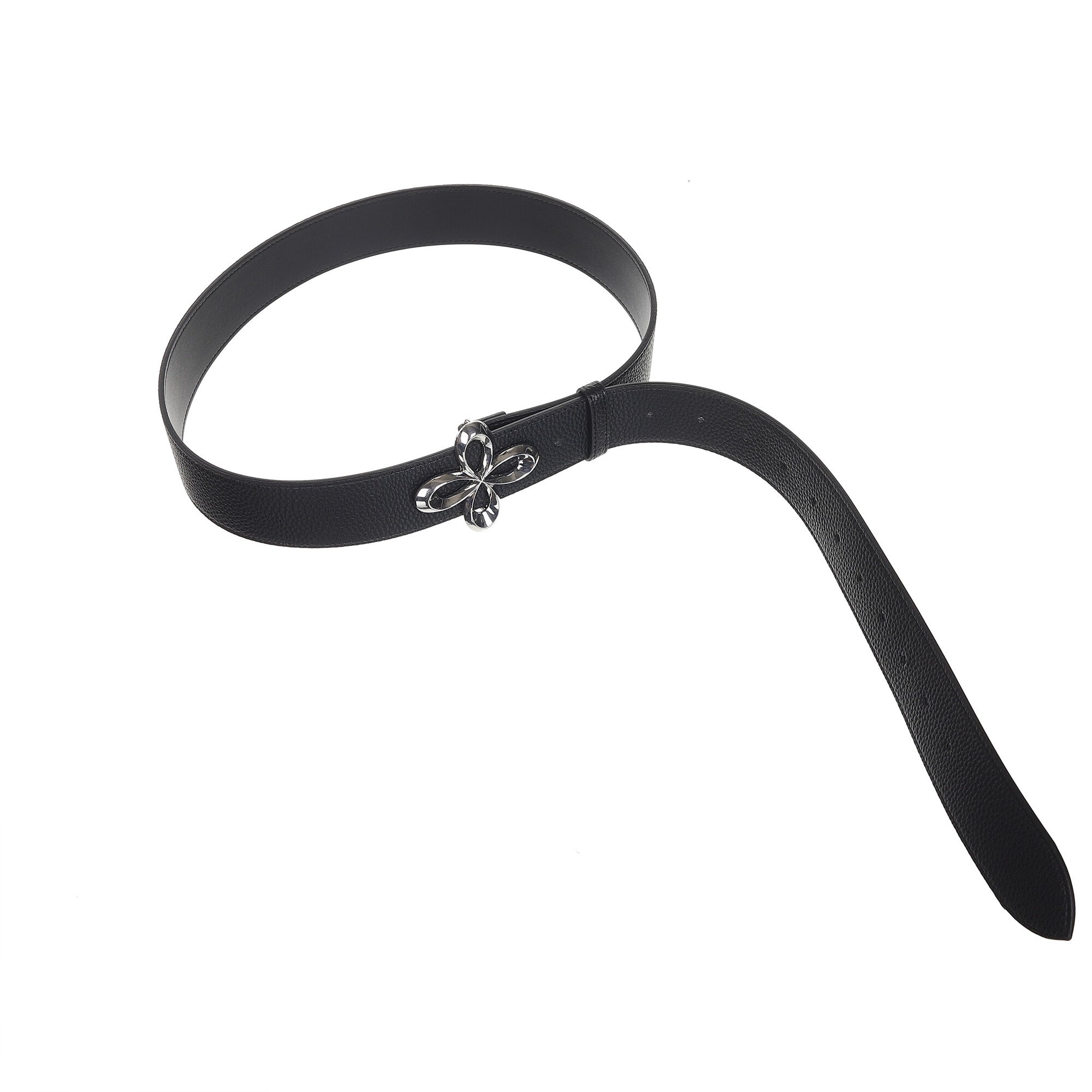 【SURGERY】 SURGERY CLOVER BUCKLE BELT : BLACK 【SURGERY】 SURGERY CLOVER BUCKLE BELT : BLACK