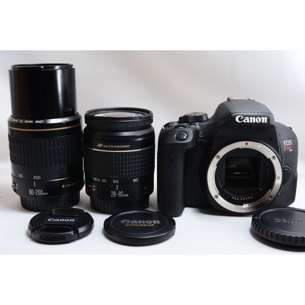 【中古】キヤノン Canon EOS Kiss X9i トリプルズームセット 美品 SDカード付き