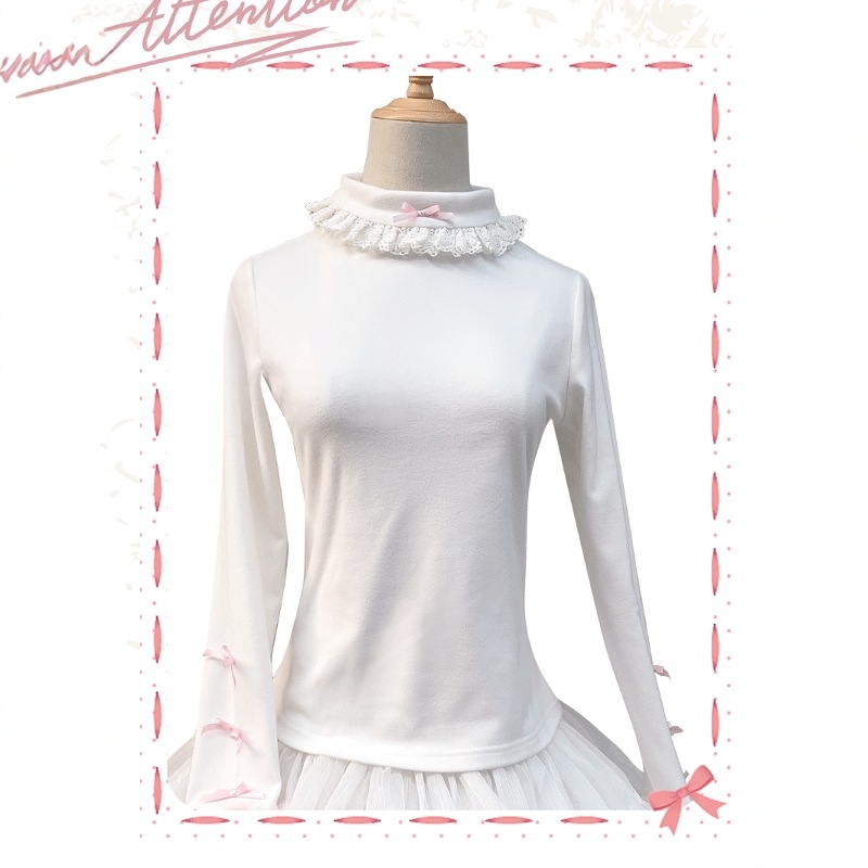 Lolita秋冬ベルベットは保温を厚くしてロリータかわいい百合にjsk柔らかいモチモチ純色シャツを配合します