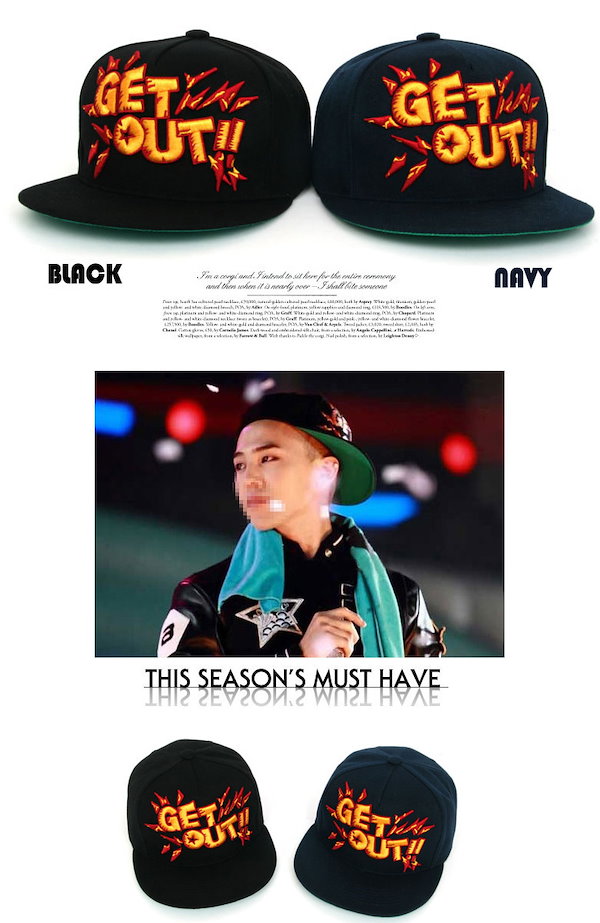 Qoo10] GET OUT SNAP BACK CA