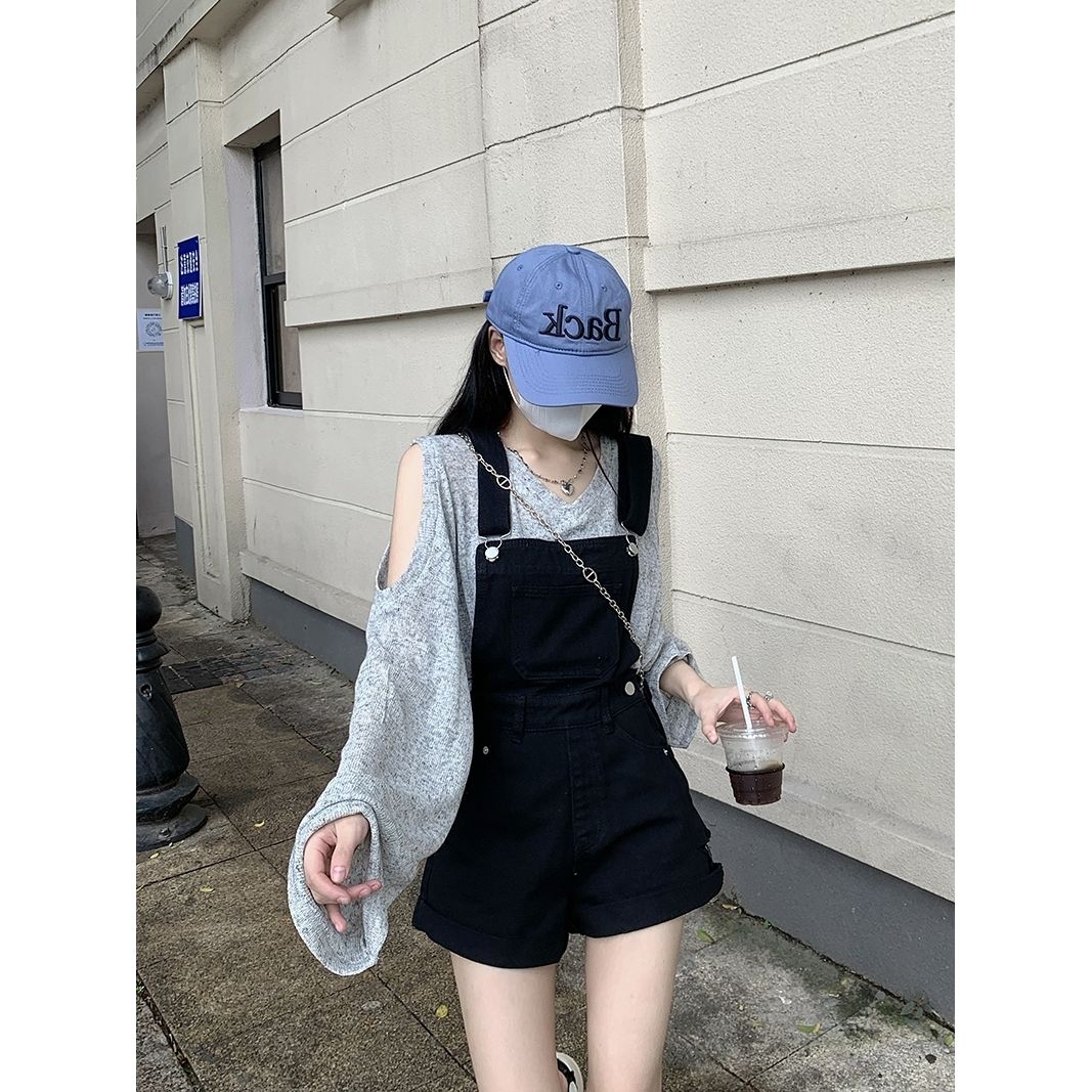 トレンド デニムオールインワン レディーシックレディースオーバーオール トレンド百掛け半ズボン トレンド デニムオールインワン レディーシックレディースオーバーオール トレンド百掛け半ズボン