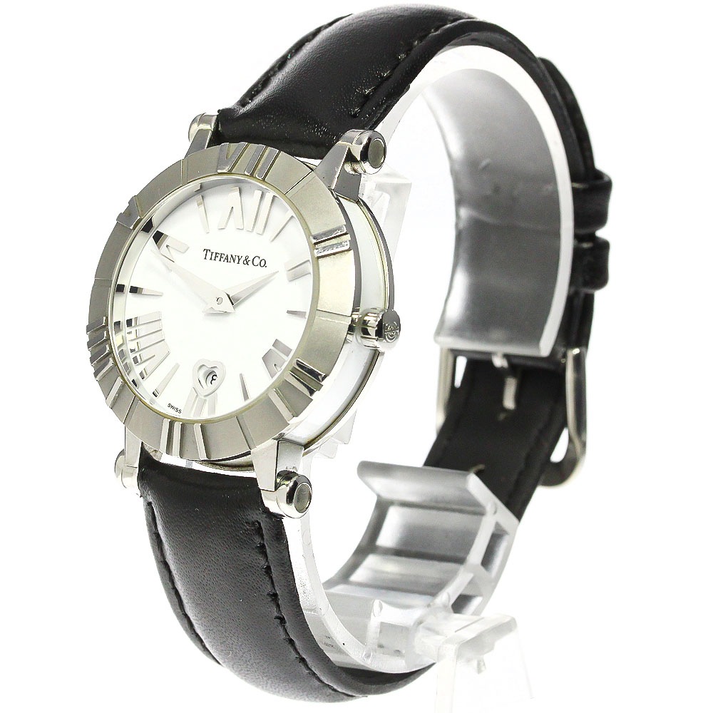 ティファニー TIFFANY&Co. Z1300.11.11A20A71A アトラス ドーム デイト クォーツ レディース 良品 保証書付き_759703【中古】