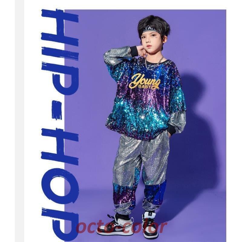 派手 キッズダンス ダンス衣装 ヒップホップ ダンス 衣装 セットアップ キッズ ダンス ダンス衣装 セットアップ 男の子 ガールズ 原宿系 パンツ トップ