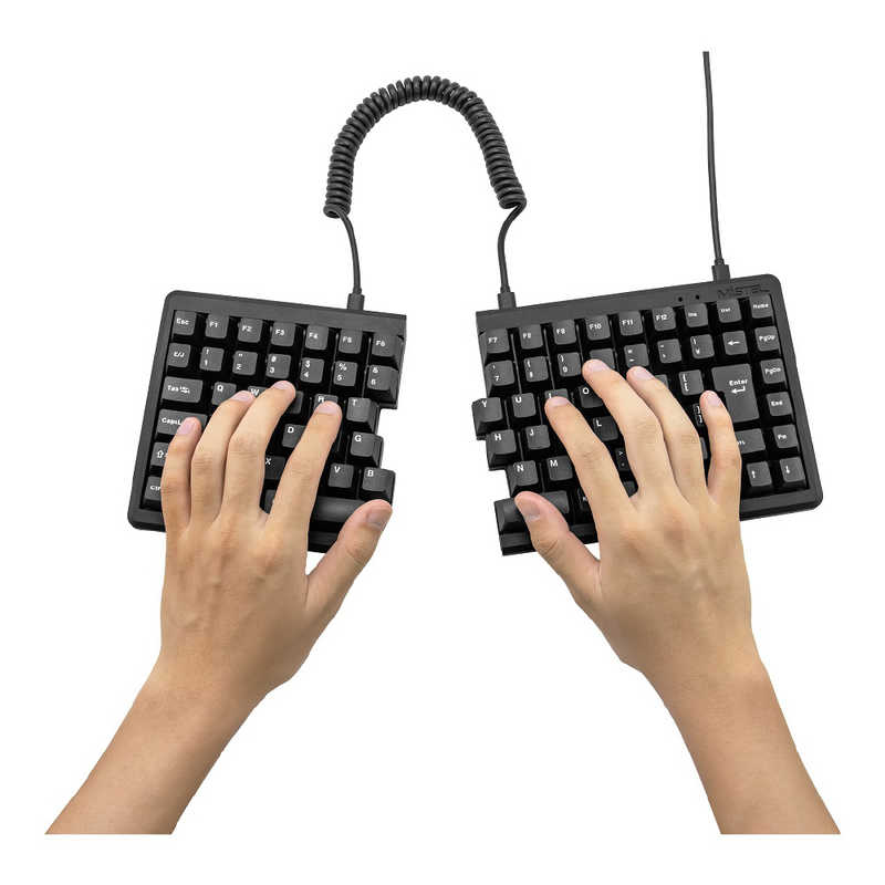 MISTEL　Barocco Mistel MD770 JIS (日本語配列/静音赤軸) ［有線］　ML-MD770-J-SR/BK