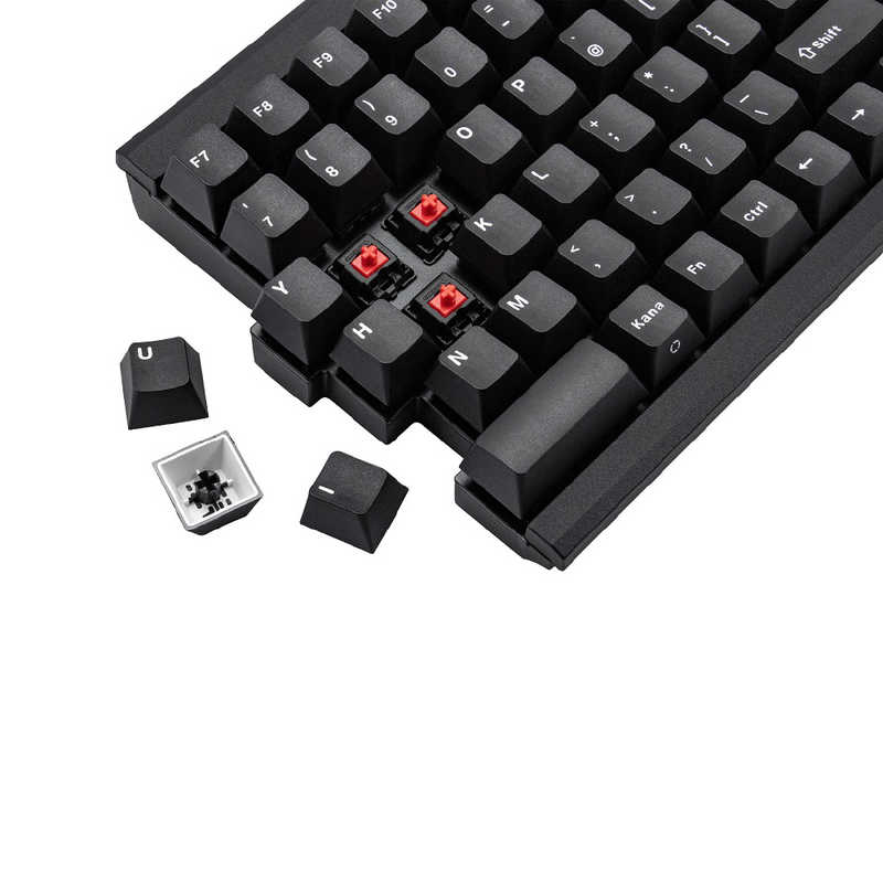 MISTEL　Barocco Mistel MD770 JIS (日本語配列/静音赤軸) ［有線］　ML-MD770-J-SR/BK