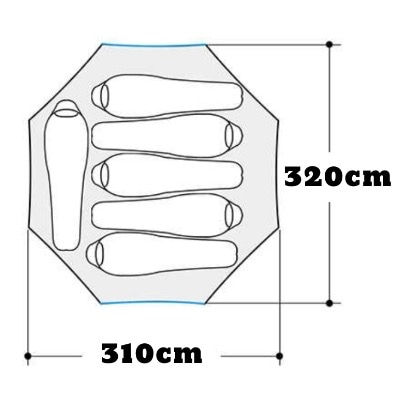 バックカントリー オリソンテント マッドスカート付き アウトドア